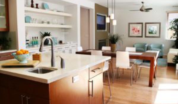 Thiết kế nội thất tổng thể gian bếp đẹp không cần chỉnh